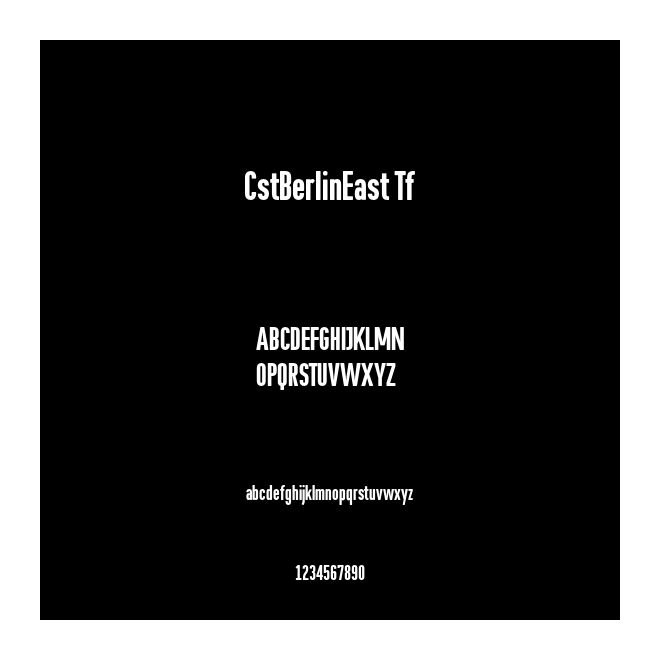 CstBerlinEast Tf