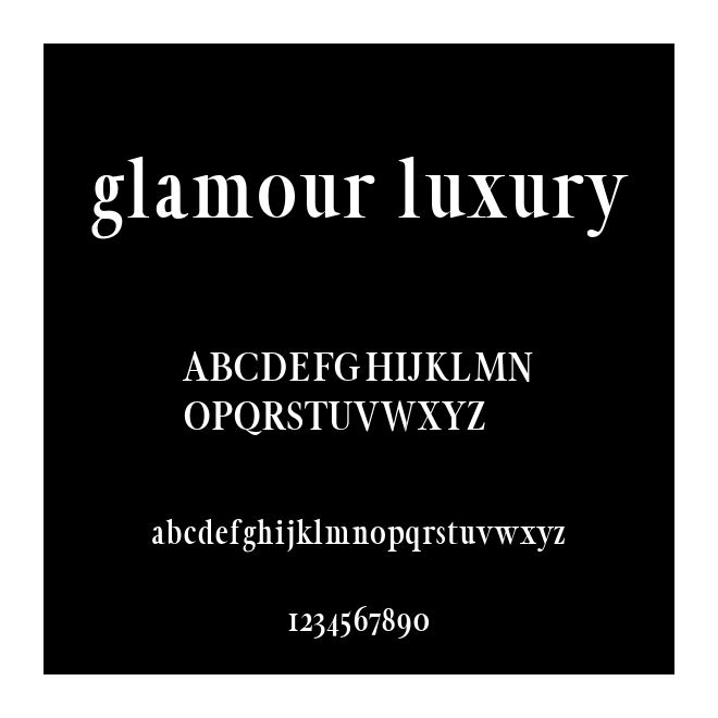 glamour luxury
