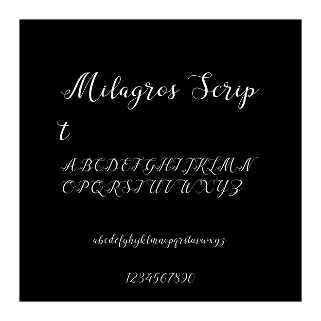 Milagros Script