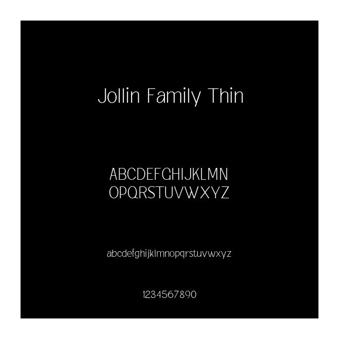Jollin Family Thin