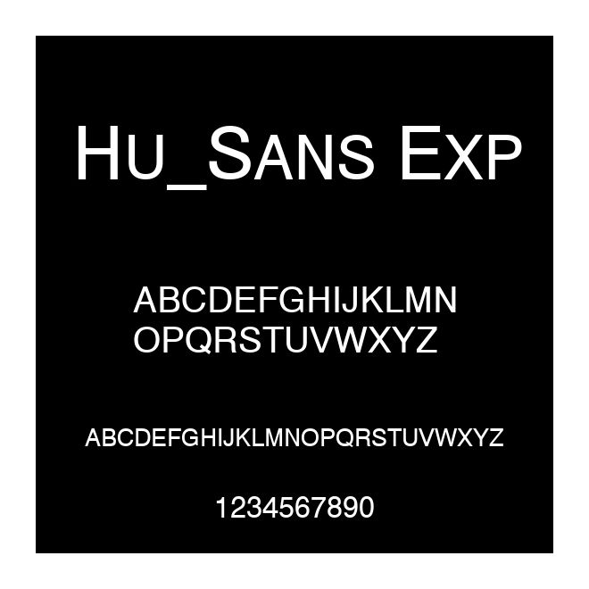 Hu_Sans Exp