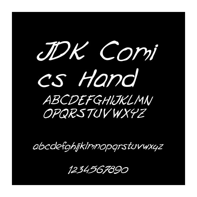 JDK Comics Hand