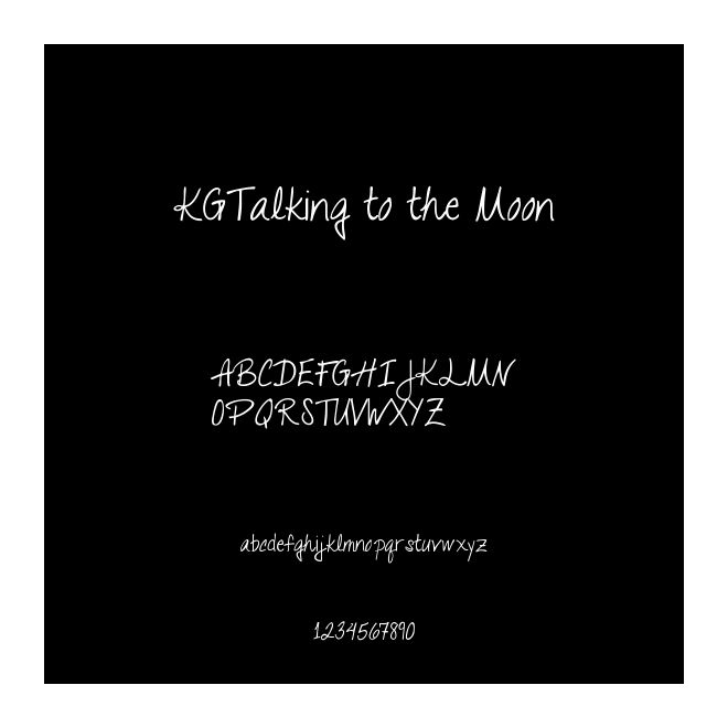 KGTalking to the Moon
