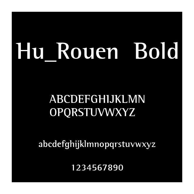 Hu_Rouen  Bold