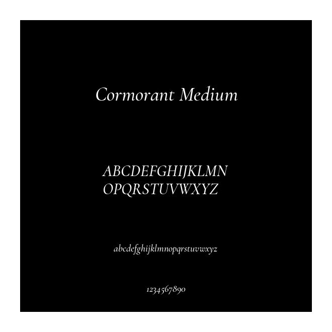 Cormorant Medium