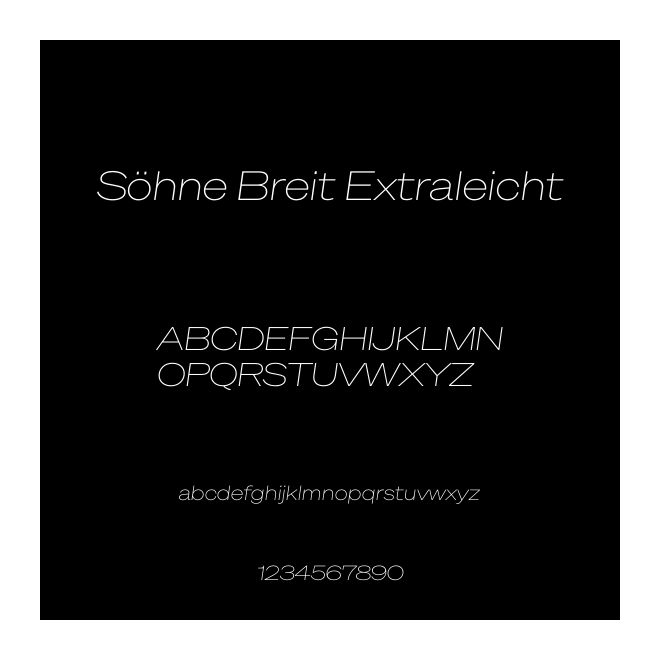 S?hne Breit Extraleicht