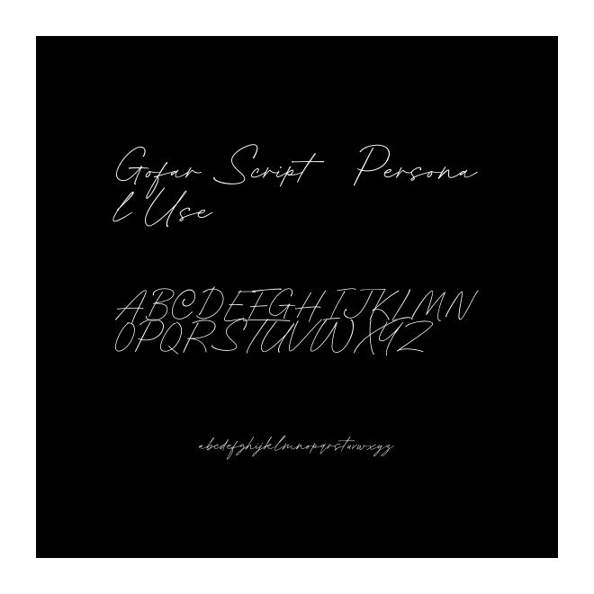 Gofar Script - Personal Use