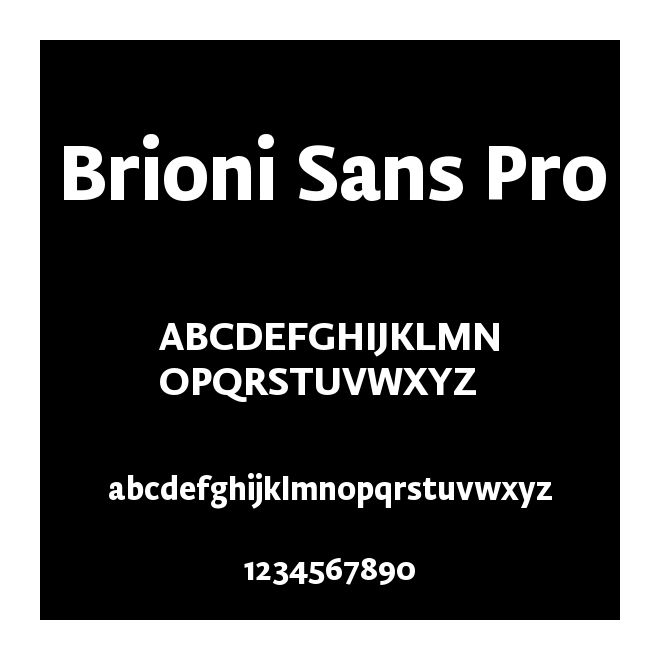 Brioni Sans Pro