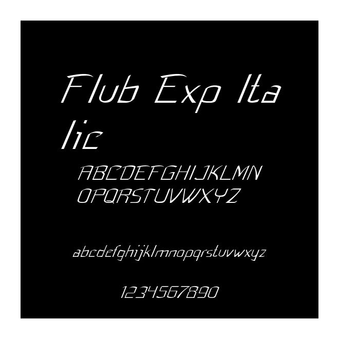 Flub Exp Italic