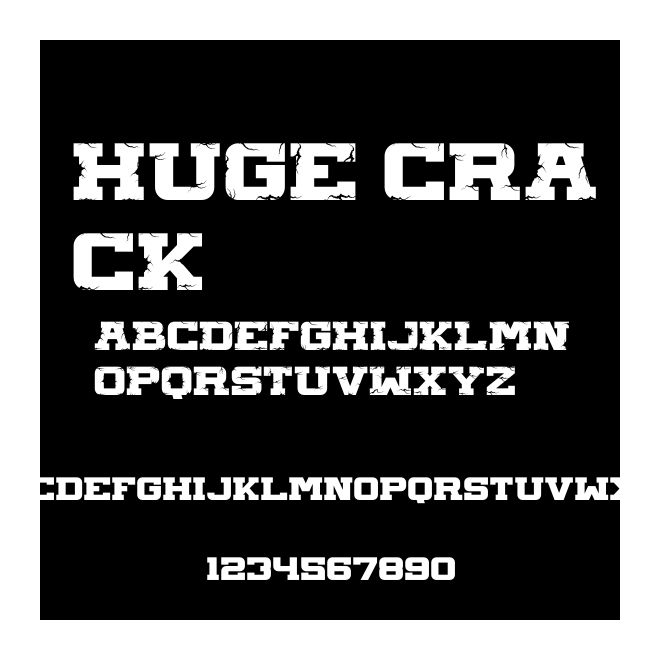 HUGE CRACK