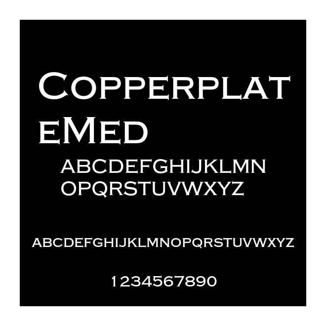 CopperplateMed