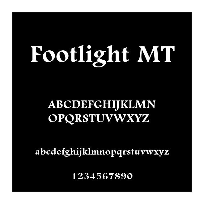 Footlight MT