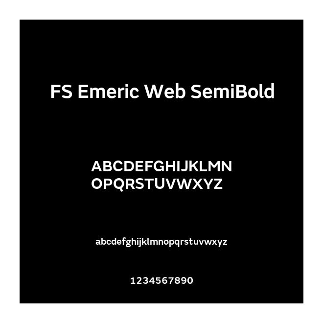 FS Emeric Web SemiBold