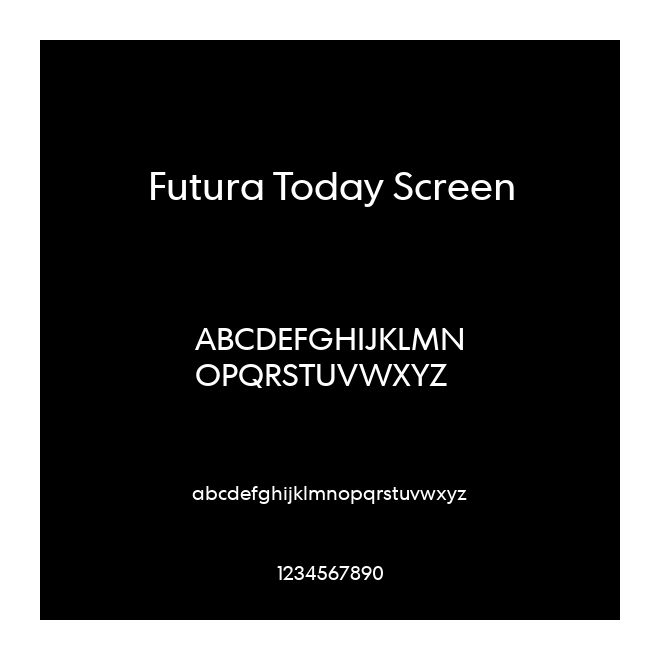 Futura Today Screen