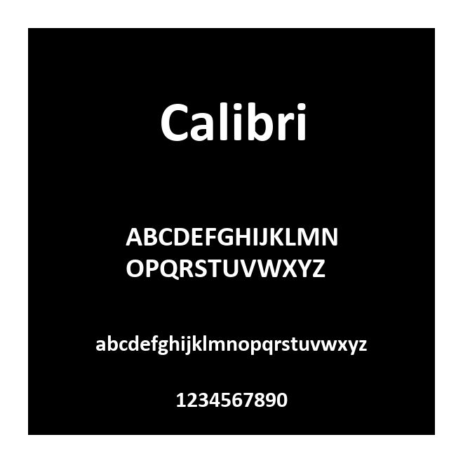 Calibri