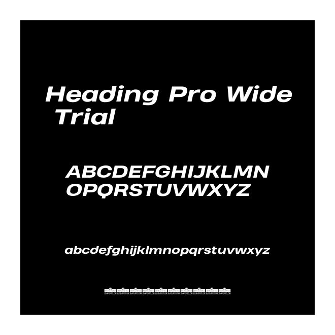 Heading Pro Wide Trial