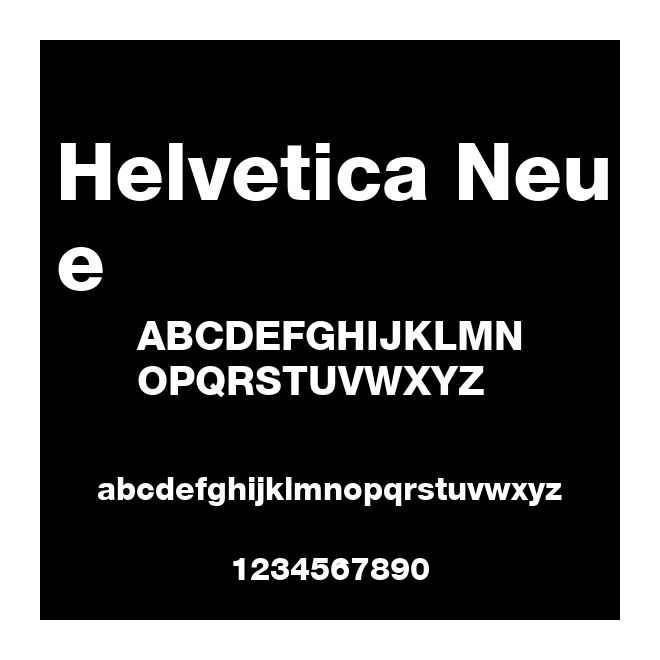 Helvetica Neue