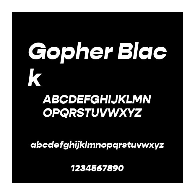 Gopher Black