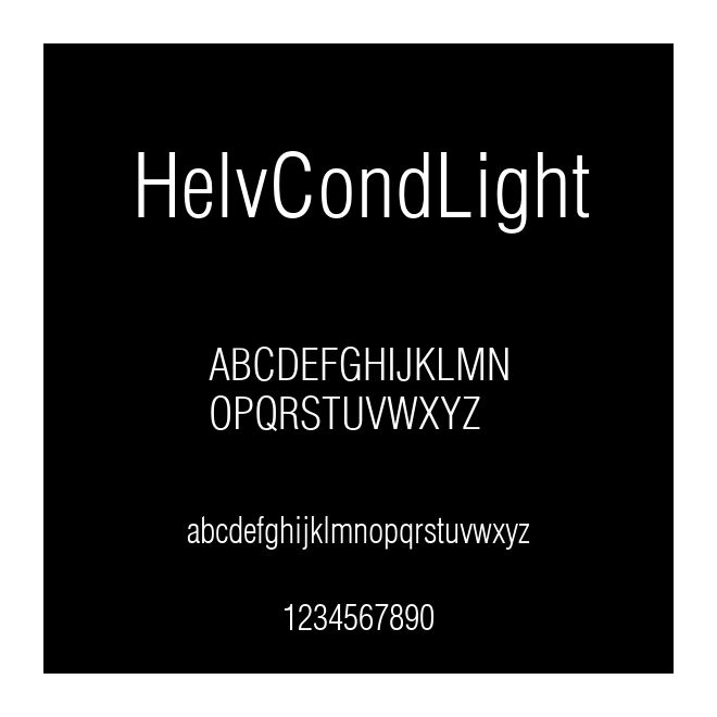 HelvCondLight