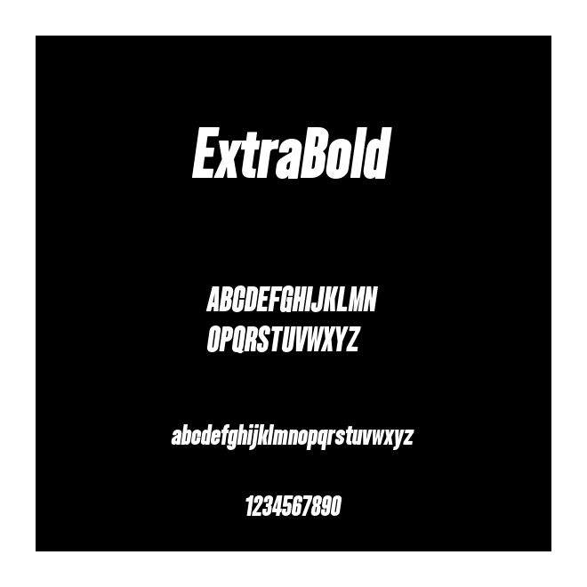 ExtraBold