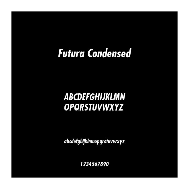 Futura Condensed