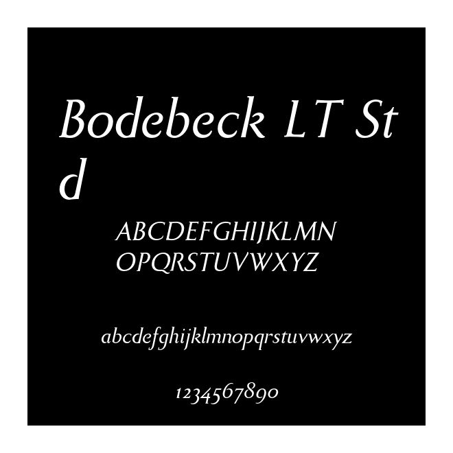 Bodebeck LT Std