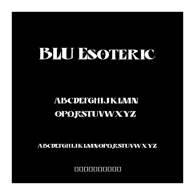 BLU Esoteric
