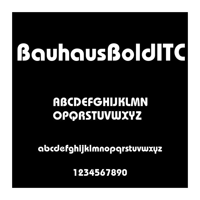 BauhausBoldITC