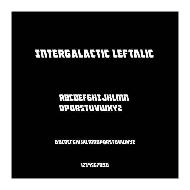 Intergalactic Leftalic