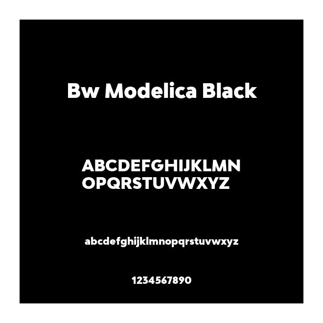 Bw Modelica Black