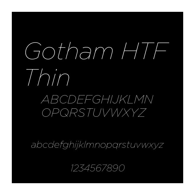 Gotham HTF Thin