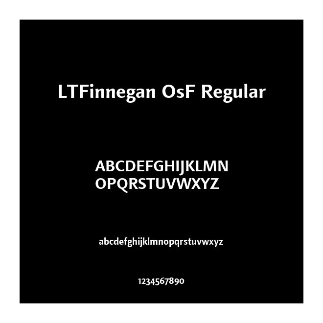 LTFinnegan OsF Regular
