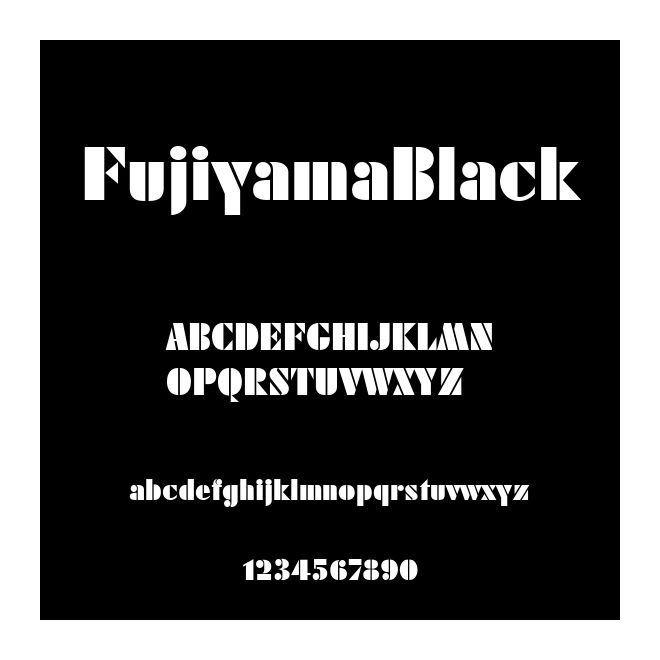 FujiyamaBlack