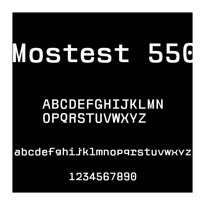 Mostest 550