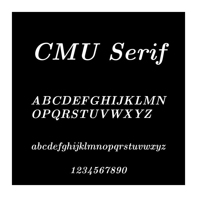CMU Serif