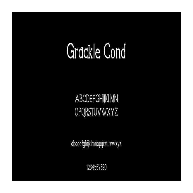 Grackle Cond