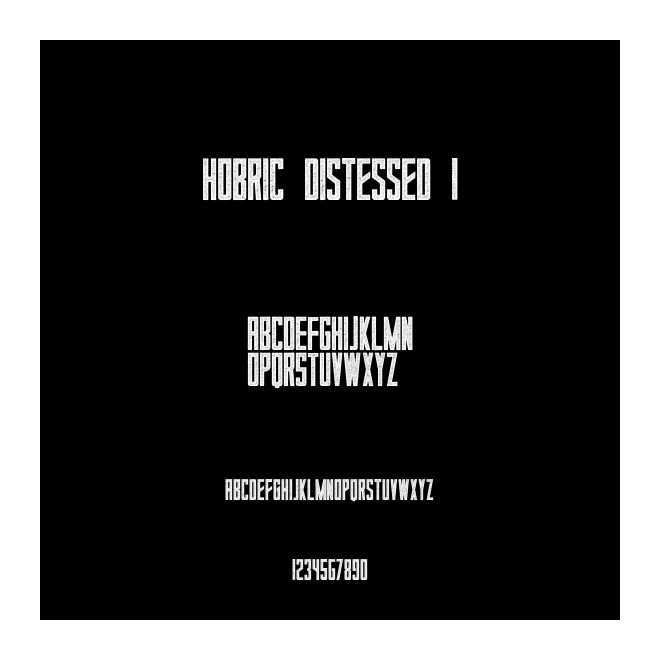 Hobric Distessed 1