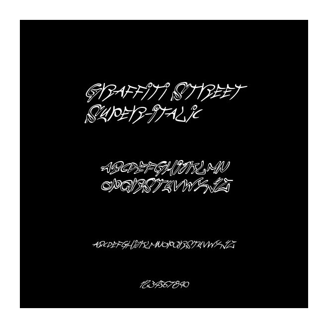 Graffiti Street Super-Italic