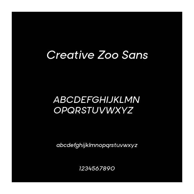 Creative Zoo Sans