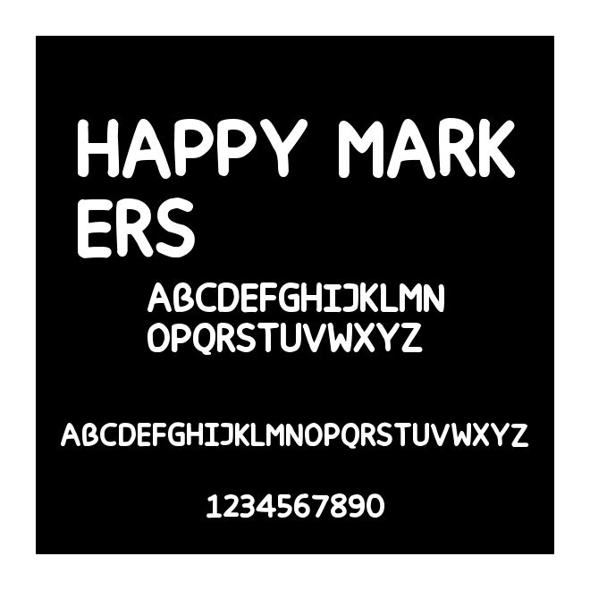 Happy markers
