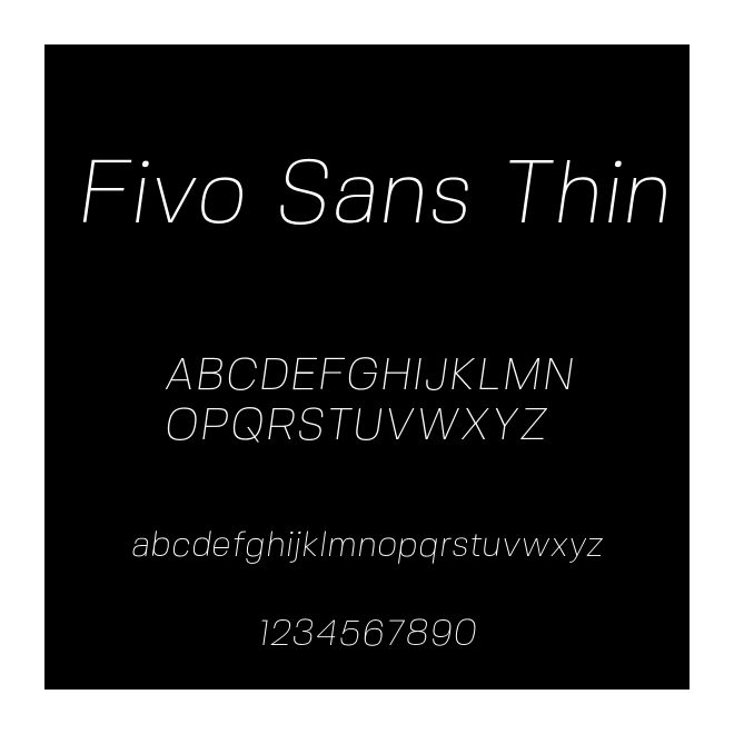 Fivo Sans Thin