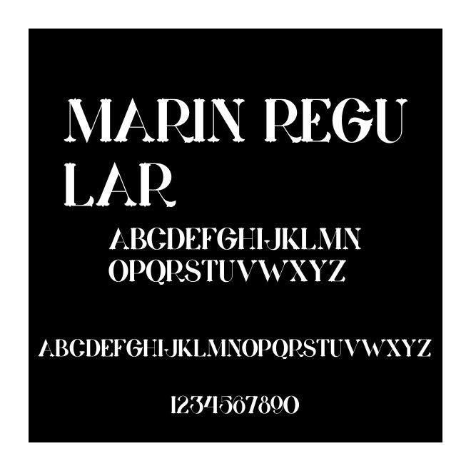 Marin Regular