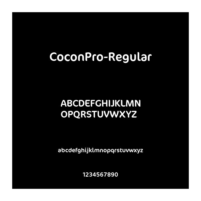 CoconPro-Regular