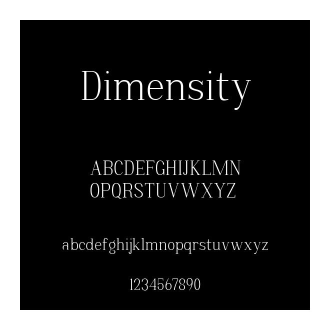 Dimensity