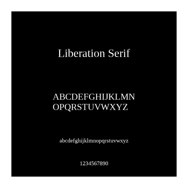 Liberation Serif