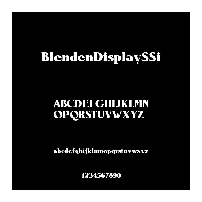BlendenDisplaySSi