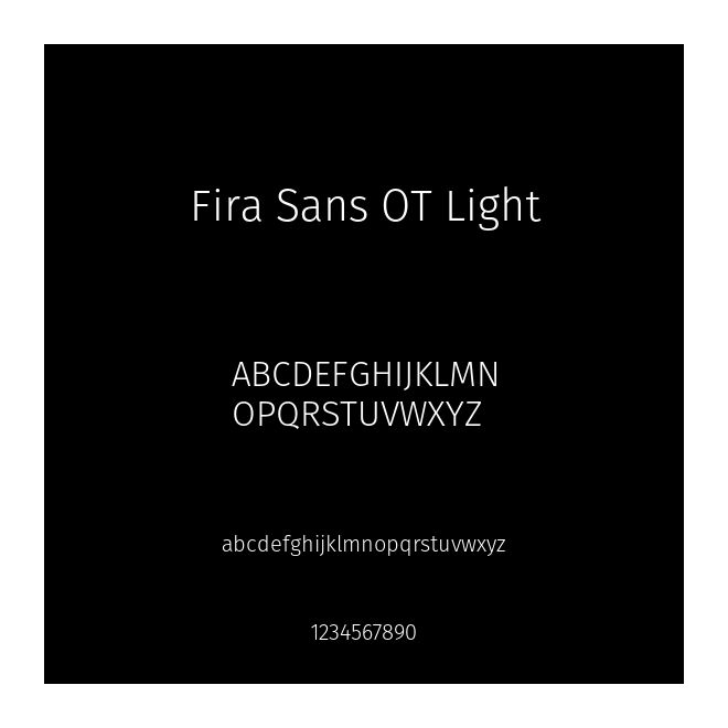 Fira Sans OT Light