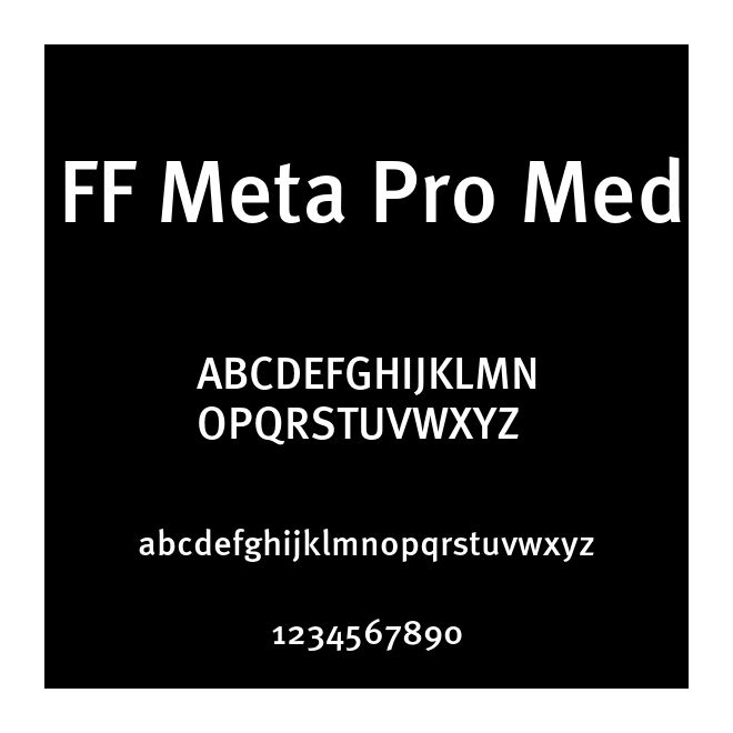 FF Meta Pro Med