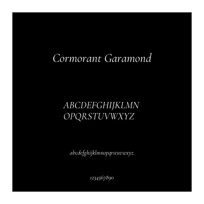 Cormorant Garamond