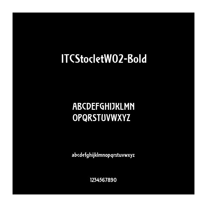 ITCStocletW02-Bold